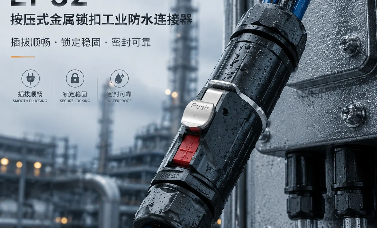 进口PBT材质耐高温,惟兴科技工业级信号连接器如何破解户外连接难题?