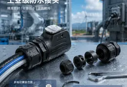 多线径兼容技术揭秘:如何选对防水连接器让工业设备告别进水隐患
