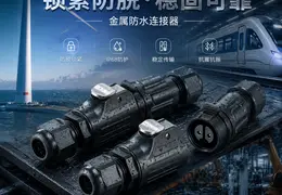 深圳防水连接器厂家振动工况防脱落锁紧连接器