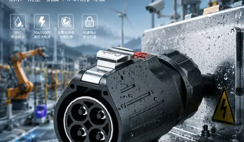 防水连接器为什么总是决定现场稳定性｜深圳防水连接器厂家 EW-LP32 四芯 50A 高压防护电源连接器解析