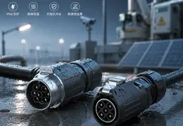 EW-LP32系列防水连接器选型指南:户外与工业场景的高可靠防护方案