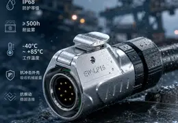 深圳防水连接器厂家解析:PBT与锌合金双材质外壳如何实现耐腐蚀抗冲击