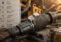 挖掘机工况下如何挑选防水连接器?