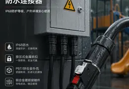 户外游乐设施为什么更需要防水安全连接器?EW-LP32选型要点解析